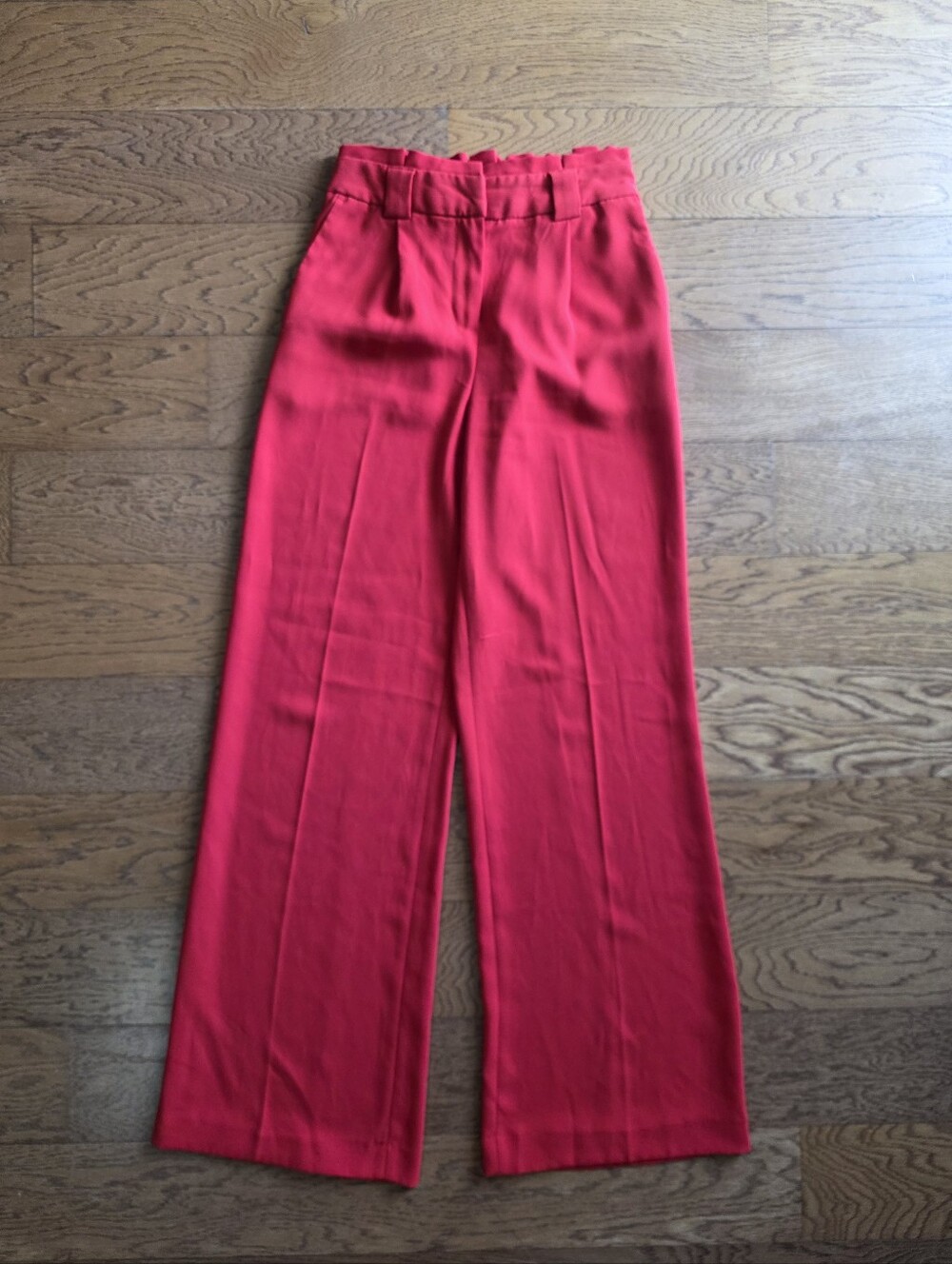 Express Wide Leg Pants High Rise XS Red